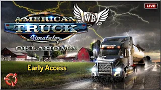 LIVE | American Truck Simulator - #113 "DLC OKLAHOMA" Early Access!