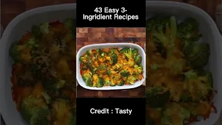 Check out Tasty's mouthwatering compilation of 43 Easy 3-Ingredient Recipes! 😋👌