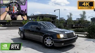 Forza Horizon 5 - 1992 Mercedes-Benz 500 E | Moza DD R9 Gameplay