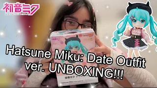 UNBOXING Hatsune Miku: Date Outfit ver. NENDOROID DOLL!!! (my first nendoroid doll ever!)