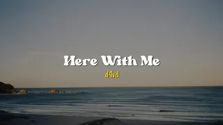 Here With Me - d4vd [Speed up] | (Lyrics & Terjemahan)