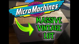 21Lbs Box of Vintage Micro Machines! MrMatthews Mail Call.