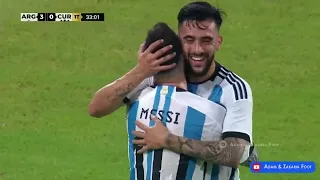 Lionel Messi Hat Trick Argentina vs Curacao 7- 0 All Goals Highlights 2023   Albiceleste is back