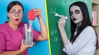 Zombies Sind In Der Schule! / 12 DIY Zombie Schulsachen