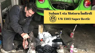 Vosvos Eksantrik Değişimi ve Motor Bakımı - 1973 Volkswagen 1303 Super Beetle Engine Rebuild.