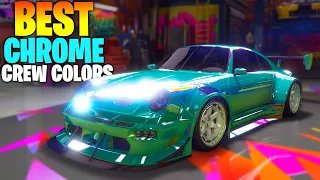 BEST 3D CHROME PAINTJOBS IN GTA 5 ONLINE! | BEST MODDED CREW COLOR SHOWCASE