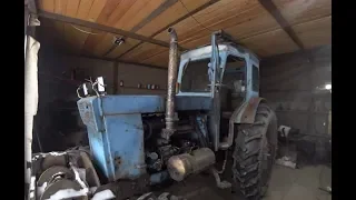 Самодельный глушитель для трактора.