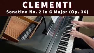 CLEMENTI: Sonatina in G Major, Op. 36 No. 2 (Complete) | Cory Hall, pianist
