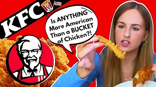 Trying Spain KFC Kentucky Fried Chicken For The First Time