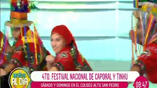 Los detalles del ''4° Festival Nacional de Caporal y Tinku''