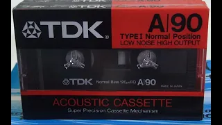 Распаковка аудиокассеты TDK A/90 1986 год. #cassetteunpacking #audiocassette​