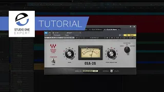 Mixing Vocals in Studio One with Waves Part 3 - CLA-2A Compressor / Limiter