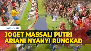 Heboh! Warga Langsung Joget Saat Putri Ariani Nyanyi Rungkad di Istana