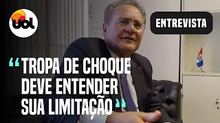 Renan Calheiros: "Tropa de choque de Bolsonaro tem de entender limitação de seu papel"