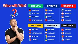 UEFA Euro 2024 Group Stage Preview & Predictions 🤔