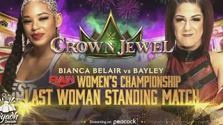 WWE Crown Jewel 2022 Match Card HD