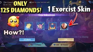 I SPENT ONLY 125 DIAMONDS AND GOT YU ZHONG EXORCIST SKIN!🤯WATCH TO FIND OUT HOW!!!😲