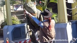 Jurassic World Raptor Encounter at Universal Studios Hollywood