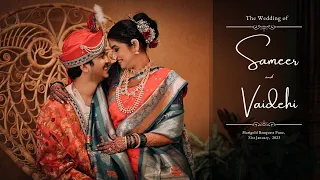 Sameer Vaidehi Wedding | Marigold Banquets Pune |Best Cinematic Wedding |Abhijeet Matkar Photography