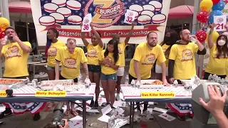34 burgers in 10 minutes: a tie in Washington D.C. eating contest