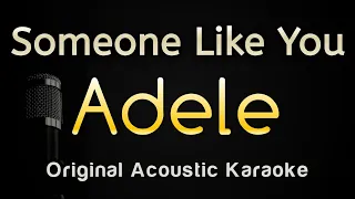 Someone Like You - Adele (Karaoke Songs With Lyrics - Original Key) Acoustic