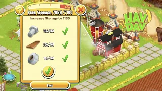 Increasing Barn Storage to 7150 | Hay Day Level 168 🌸