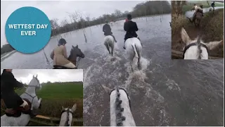 This is what the Irish Draughts are Made For ! Covering Flooded Fields on 5yo Horse | Equestrian