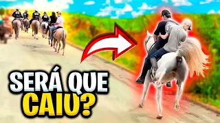 CAVALO PULANDO na CAVALGADA