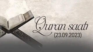 Quran Saatı (23.09.2023)