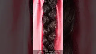 Stop doing a simple BRAID? Do this instead! French Braid #braids #braidstyles #plait #viral #shorts