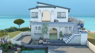 Sims 4 | Greek Villa | Speed Build | Stop Motion