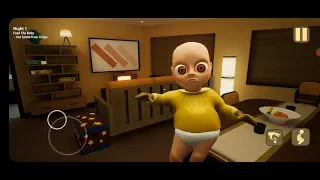 The baby in Yellow horror game [ Night 1 ] [ Athex XD ]