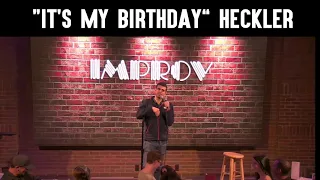 "It's My Birthday" heckler interrupts Sam Morril's entire set