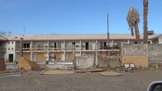 Our Drive To Abandoned Creepy Royal Hawaiian Motel  Baker California