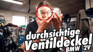 Transparente - durchsichtige - Ventildeckel für den BMW Motorrad 2 Ventil Boxer R 45 - R 100 R - GS