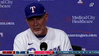 Bruce Bochy Postgame Sound following Rangers loss to Angels in 12th
