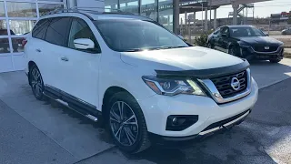 White 2018 Nissan Pathfinder 4x4 Platinum Review   - GSL GM City - Calgary