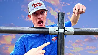 How to Easily Build Pipe Fence - No Welding Required with the Bullet Fence System