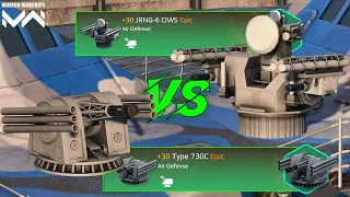 NEW | Type 730C VS JRNG-6 CIWS | Multi-Purpose Air Defense Full Comparison | Modern Warships