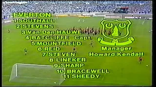 1985/86 - Everton v Man Utd (FA Charity Shield - 10.8.85)