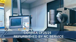 CORREA CF25/25 milling machine refurbished by NC Service