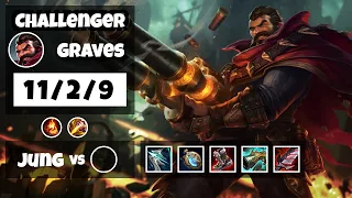 Graves vs Master Yi BR Challenger JUNGLE (11/2/9) - v12.1