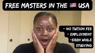 Free masters in the USA 2024| Fully Funded | Graduate Assistantship | Process Explained