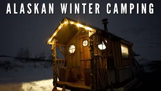 Hunkering Down for a Snowstorm Inside a Cozy Homemade Truck Camper #vanlife #asmr #alaska