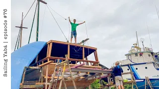 A wooden sailboat restoration in Brazil looks like this! — Sailing Yabá #76