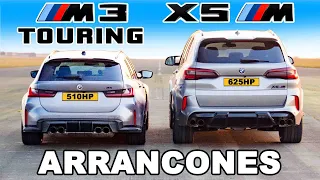 BMW M3 Touring vs BMW X5M: ARRANCONES