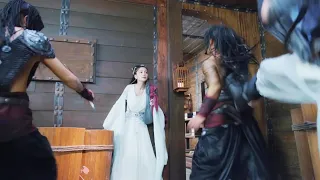 They didn't know she was the princess, and the next second prince appeared and kicked them away!