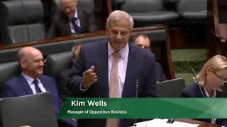 Victorian Opposition speaks against the suspension of standing orders, during the COVID-19 pandemic