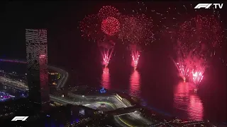 Light show and Fireworks at Jeddah 2021 - Formula 1