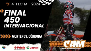 FINAL COMPLETA - 450cc Internacional  - 4a Fecha - Morteros 2024